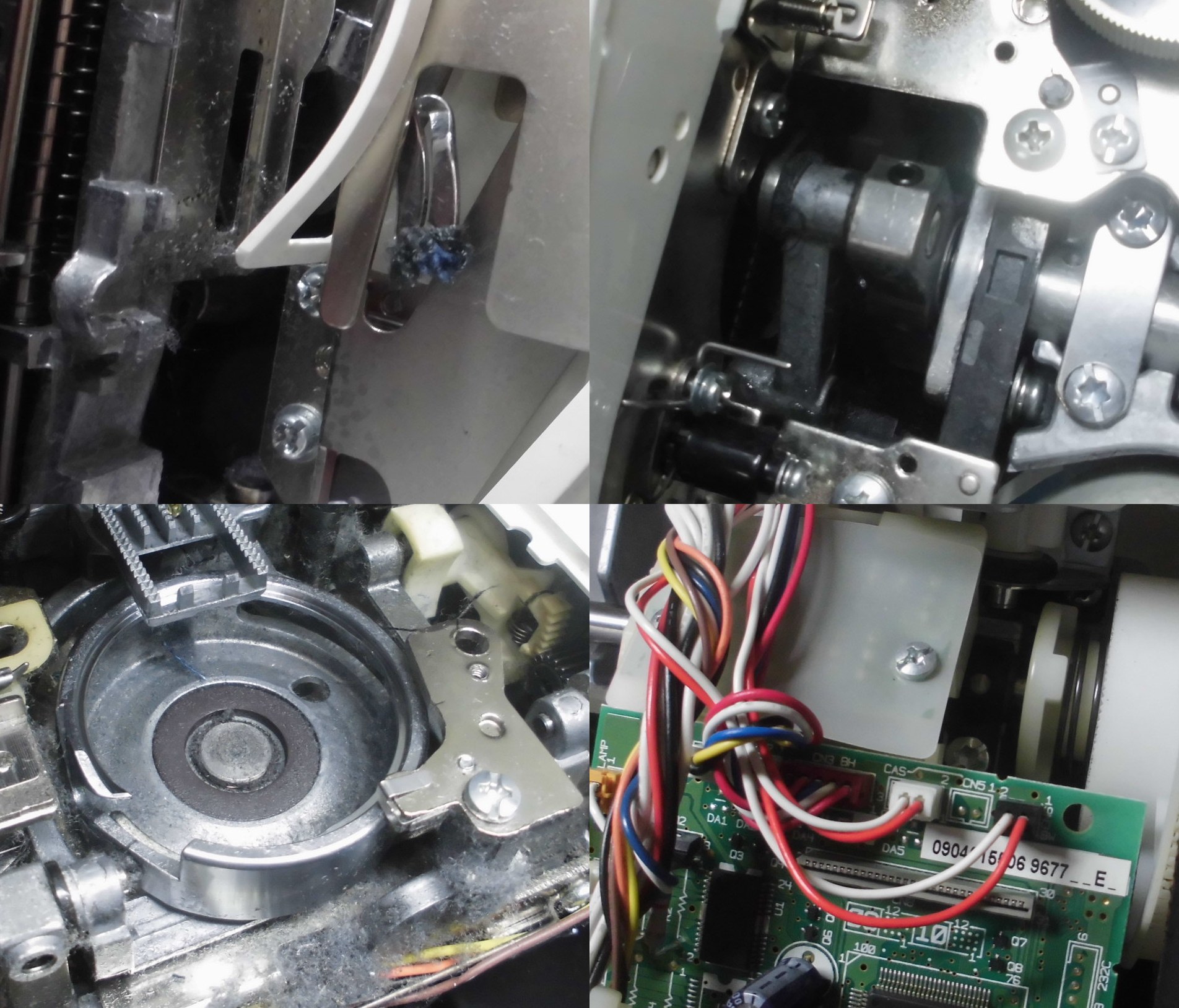 ブラザーミシンCPS72の故障や不具合｜部品の固着、金属の焼き付き、エラー、糸調子不良