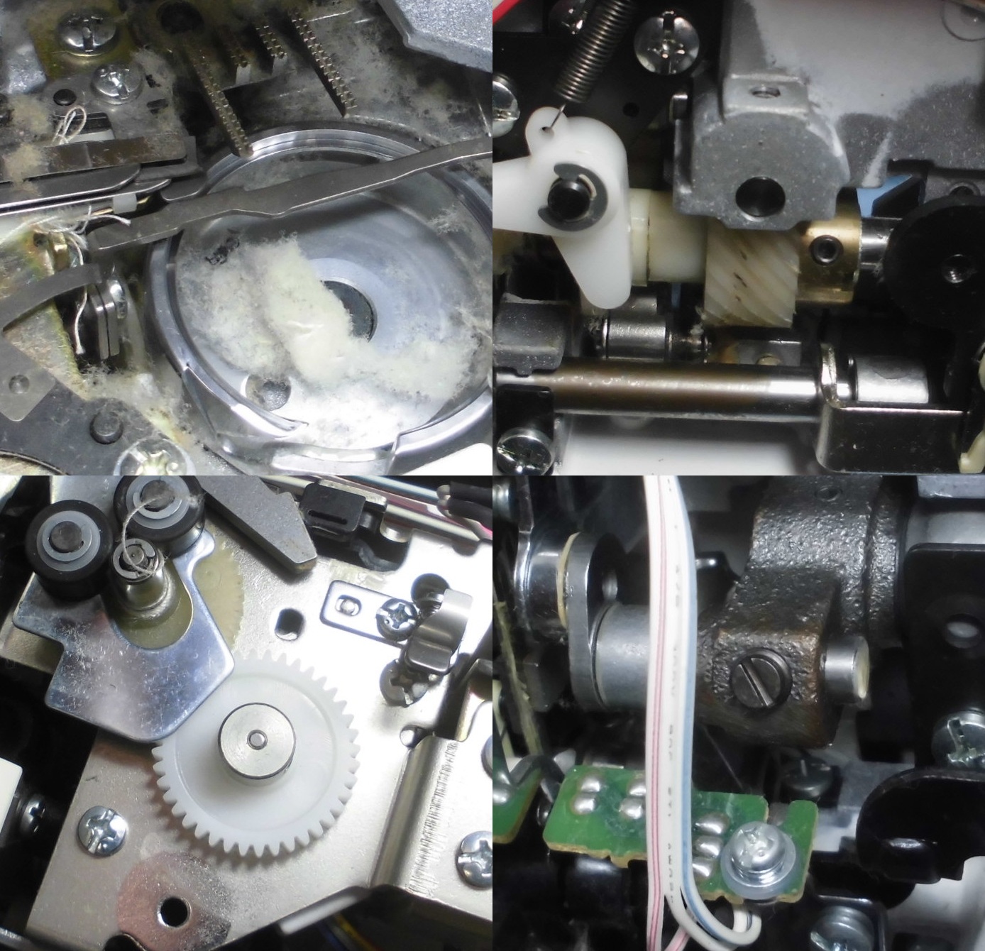 brotherミシンMiMOLLET-Lの分解オーバーホールメンテナンス修理｜ZZ3-B897