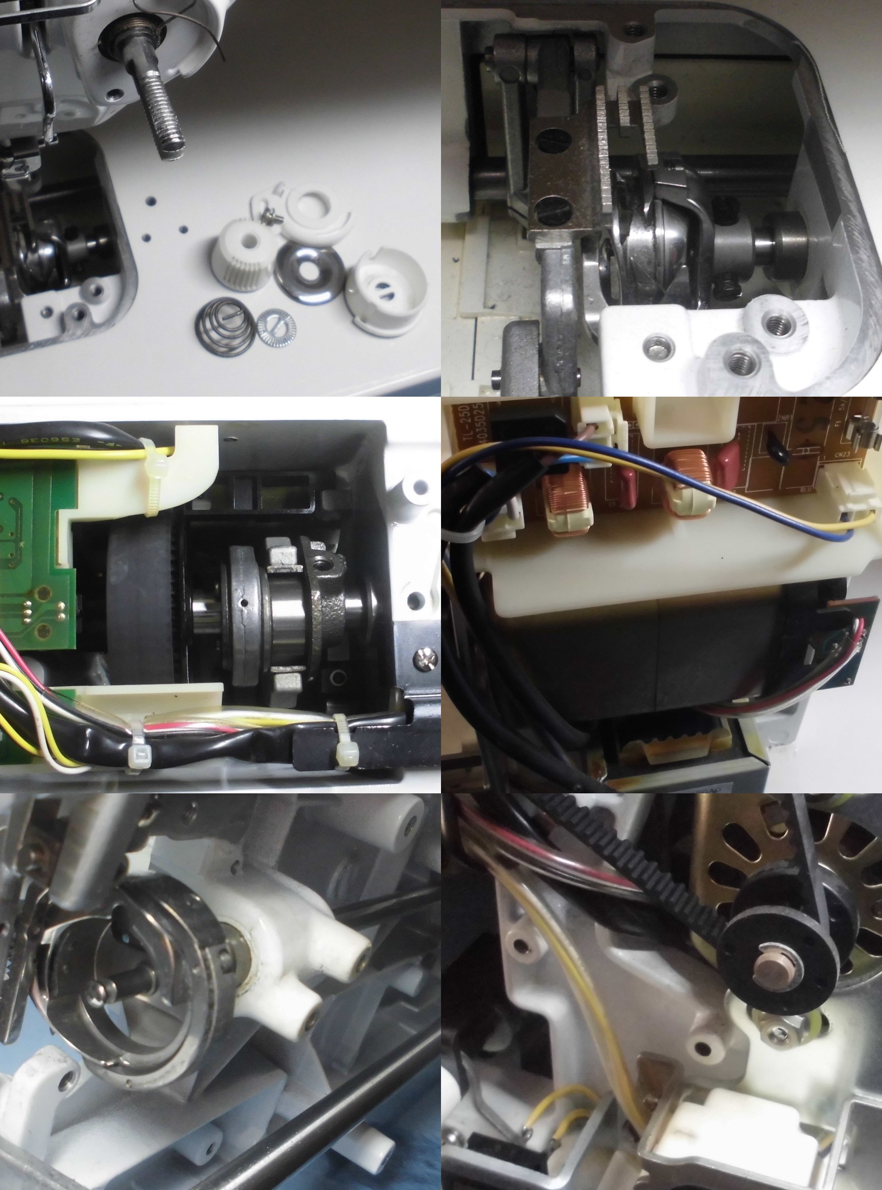 SPUR25の全体オーバーホールメンテナンス修理｜ジューキミシン