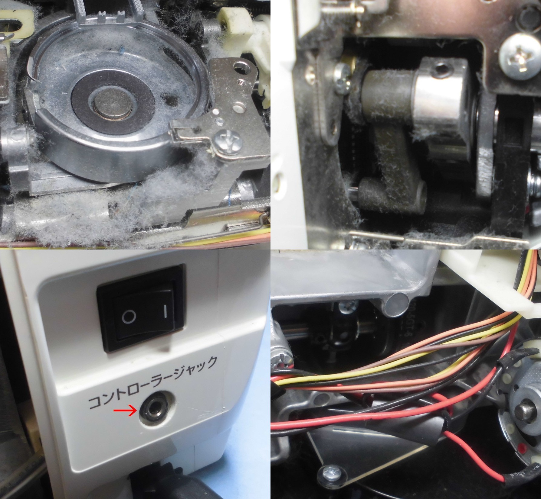 CPS5230の分解オーバーホールメンテナンス修理|ブラザーミシン修理|CENTURY7700