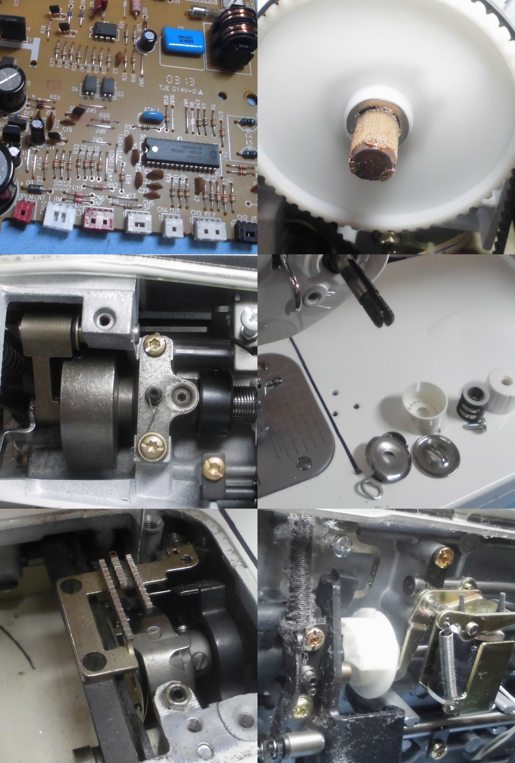 NouvelleMDの故障や不具合｜動かない、縫えない、フットコントローラー不良、部品の交換