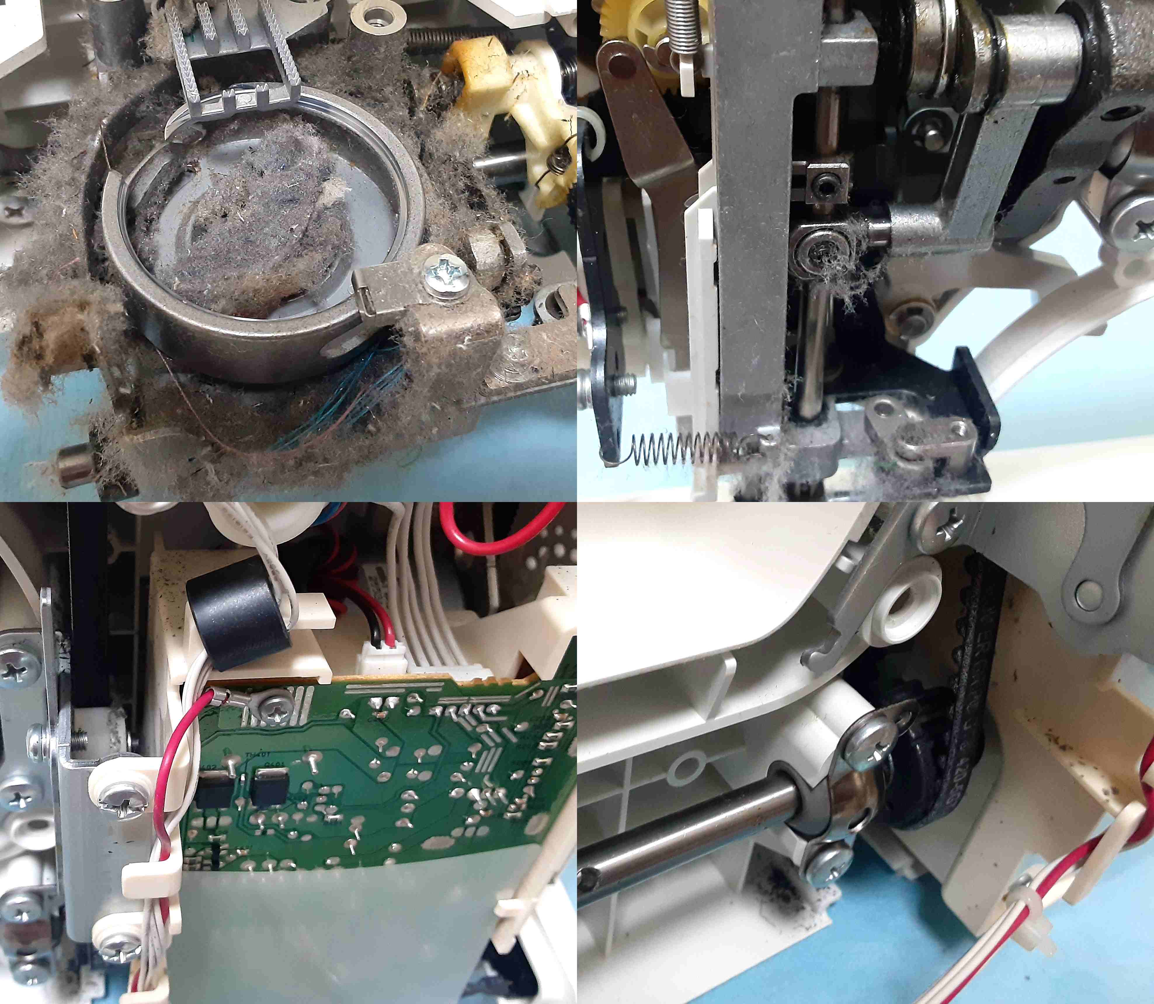 CPS4802の分解オーバーホールメンテナンス修理|ブラザーミシン